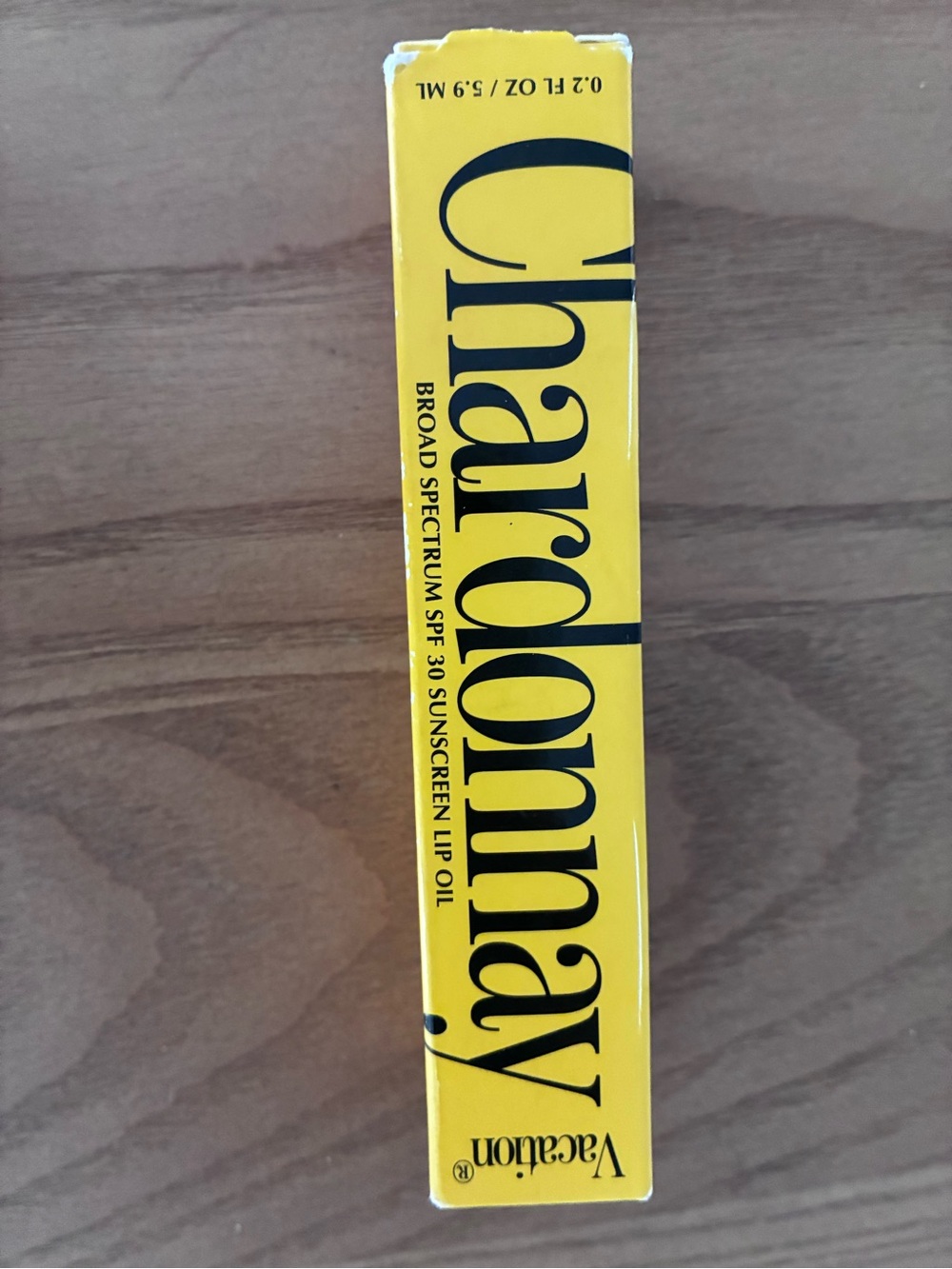 Vaxation Chardonnay Broad Spectrum SPF 30 Sunscreen Lip Oil - Yellow